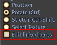 be sure to check Edit Linked Parts